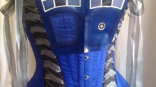 TARDIS corset is pure Time Lord burlesque